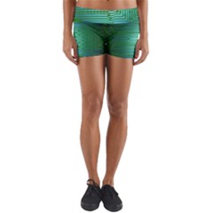 Cross Crossing Crosswalk Line Walk Yoga Shorts by HermanTelo