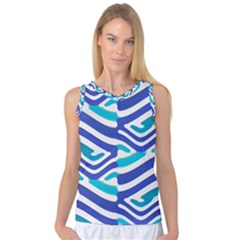 Colored Abstract Print1 Women s Basketball Tank Top by dflcprintsclothing
