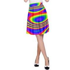 Rainbow A-line Skirt by Sparkle