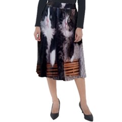 Cats Brothers Classic Velour Midi Skirt  by Sparkle