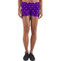 Zodiac Bat Pink Purple Yoga Shorts View1