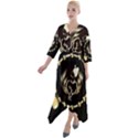 Img-1585062187612 Quarter Sleeve Wrap Front Maxi Dress View1