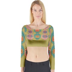 Americana 2 Long Sleeve Crop Top by emmamatrixworm