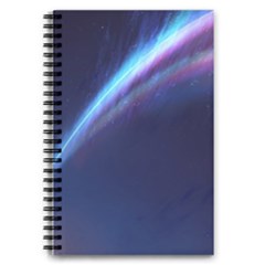 Light Fleeting Man s Sky Magic 5 5  X 8 5  Notebook by Mariart