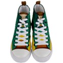 Retro 80s Women s Mid-Top Canvas Sneakers View1