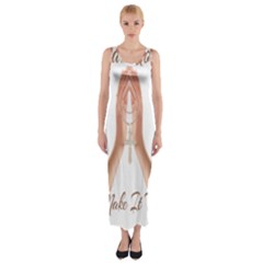 Panther World Limited Edition Prayer  Fitted Maxi Dress by Pantherworld143