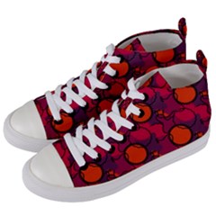 Abstract Camo Women s Mid-top Canvas Sneakers by tmsartbazaar