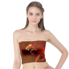 Fire Lion Flame Light Mystical Tube Top by HermanTelo