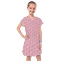 Cat With Violin Pattern Kids  Drop Waist Dress View1