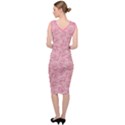 Cat With Violin Pattern Sleeveless Pencil Dress View4