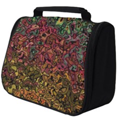 Stylish Fall Colors Camouflage Full Print Travel Pouch (big) by SpinnyChairDesigns