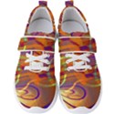 Infinity Painting Orange Men s Velcro Strap Shoes View1