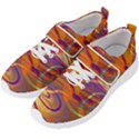 Infinity Painting Orange Men s Velcro Strap Shoes View2