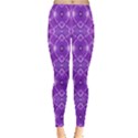 Geometric Galaxy Pattern Print Leggings  View1