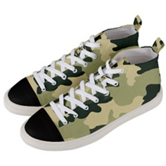 Camo Green Men s Mid-top Canvas Sneakers by MooMoosMumma