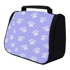 Animal Cat Dog Paw Prints Pattern Full Print Travel Pouch (small) by SpinnyChairDesigns