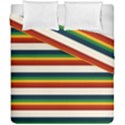 Rainbow Stripes Duvet Cover Double Side (California King Size) View1