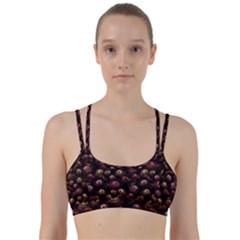 Zombie Eyes Pattern Line Them Up Sports Bra by SpinnyChairDesigns