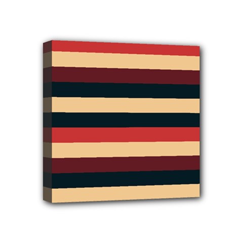 Seventies Stripes Mini Canvas 4  X 4  (stretched) by tmsartbazaar