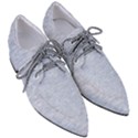 Fade Pale Blue Texture Pointed Oxford Shoes View3