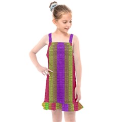 Colors Of A Rainbow Kids  Overall Dress by pepitasart