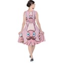 Squid Chef Cartoon V-Neck Midi Sleeveless Dress  View2