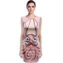 Squid Chef Cartoon Sleeveless Velvet Midi Dress View1