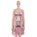 Squid Chef Cartoon Spaghetti Strap Velvet Dress View1