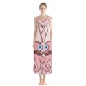 Squid Chef Cartoon Button Up Chiffon Maxi Dress View1