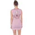 Squid Chef Cartoon Lace Up Front Bodycon Dress View2