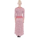 Squid Chef Pattern Quarter Sleeve Wrap Maxi Dress View2