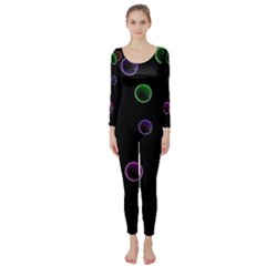 Bubble In Dark 2 Long Sleeve Catsuit by Sabelacarlos