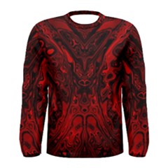 Black Magic Gothic Swirl Men s Long Sleeve Tee by SpinnyChairDesigns