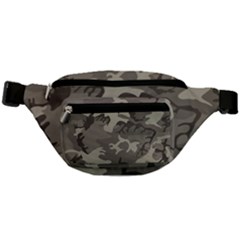 Camo Grey Fanny Pack by retrotoomoderndesigns