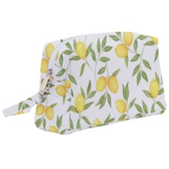 Lemons Wristlet Pouch Bag (large) by Angelandspot