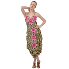 Earth Can Be A Beautiful Flower In The Universe Layered Bottom Dress by pepitasart