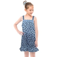 Blue Spotty Pattern Kids  Overall Dress by LoolyElzayat