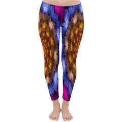 Fractal Flower Classic Winter Leggings by Sparkle