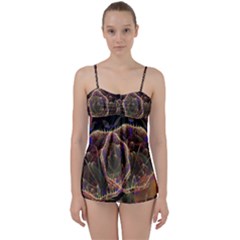 Fractal Geometry Babydoll Tankini Set by Sparkle