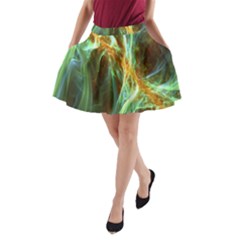 Abstract Illusion A-line Pocket Skirt by Sparkle