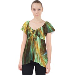 Abstract Illusion Lace Front Dolly Top by Sparkle