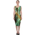 Abstract Illusion Sleeveless Pencil Dress View1