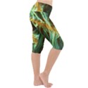 Abstract Illusion Lightweight Velour Cropped Yoga Leggings View3