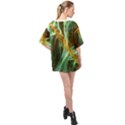 Abstract Illusion Oversized Chiffon Top View2