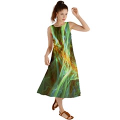 Abstract Illusion Summer Maxi Dress by Sparkle