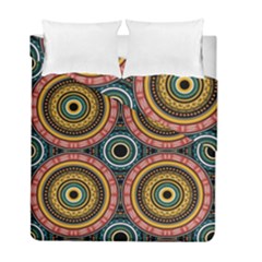 Aztec Multicolor Mandala Duvet Cover Double Side (full/ Double Size) by tmsartbazaar