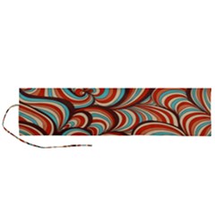 Psychedelic Swirls Roll Up Canvas Pencil Holder (l) by Filthyphil