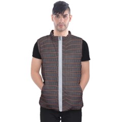 Chestnut Nile Crocodile Skin Men s Puffer Vest by LoolyElzayat