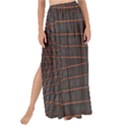 Chestnut Nile Crocodile Skin Maxi Chiffon Tie-Up Sarong View1