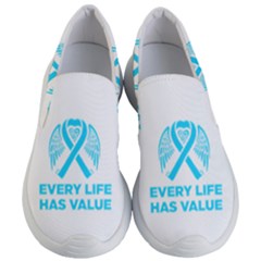 Child Abuse Prevention Support  Women s Lightweight Slip Ons by artjunkie